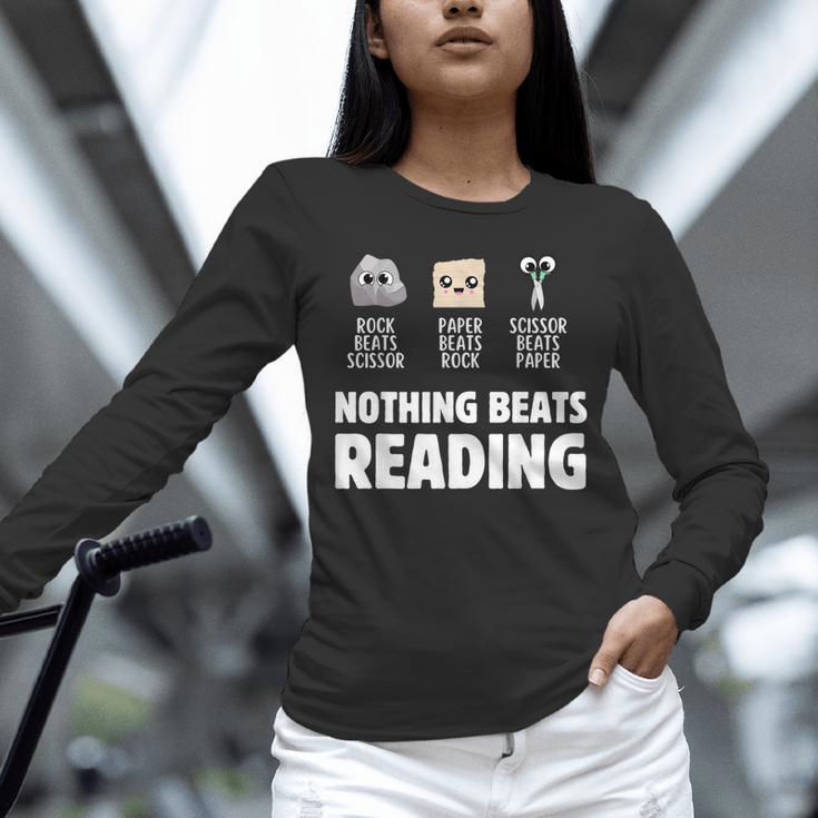 Nothing Beats Reading Librarian Book Bookworm Unisex Long Sleeve T-Shirt Nothing Beats Reading Librarian Book Bookworm Unisex Long Sleeve T-Shirt