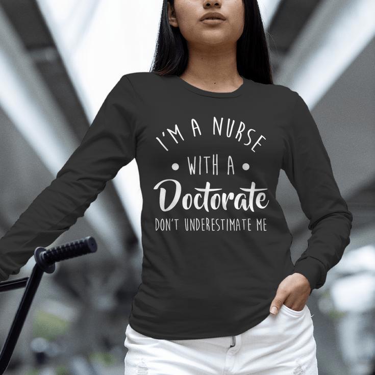Nurse DNP PhD Doctorate Graduation Women Unisex Long Sleeve T-Shirt