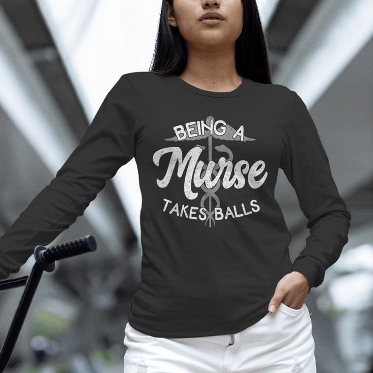 Nursing Male Nurse Murse RN Graduation Week Idea Unisex Long Sleeve T-Shirt