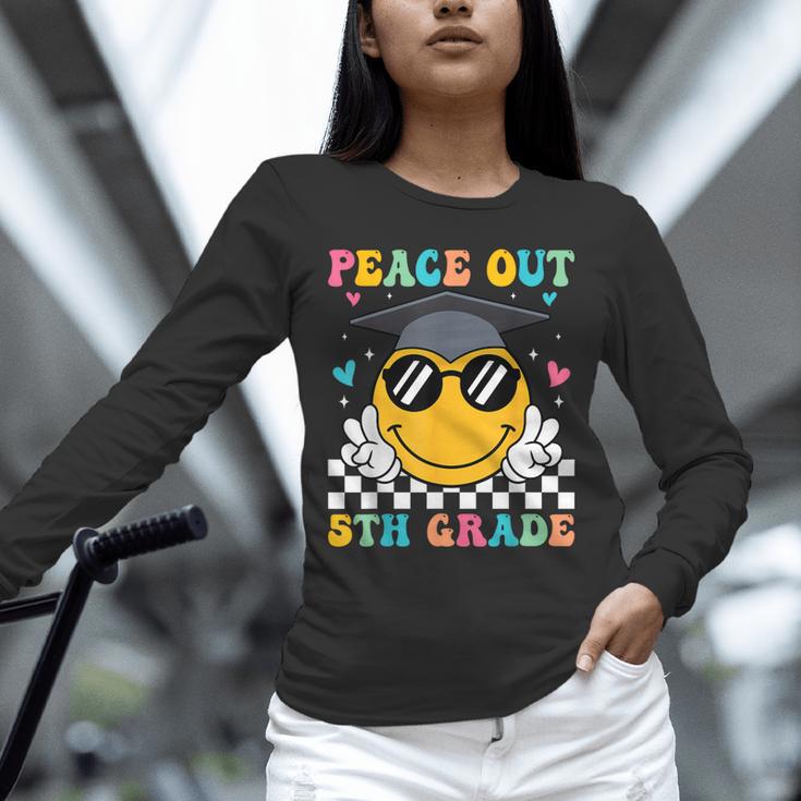 Peace Out 5th Grade Graduation Last Day Of School Unisex Long Sleeve T-Shirt