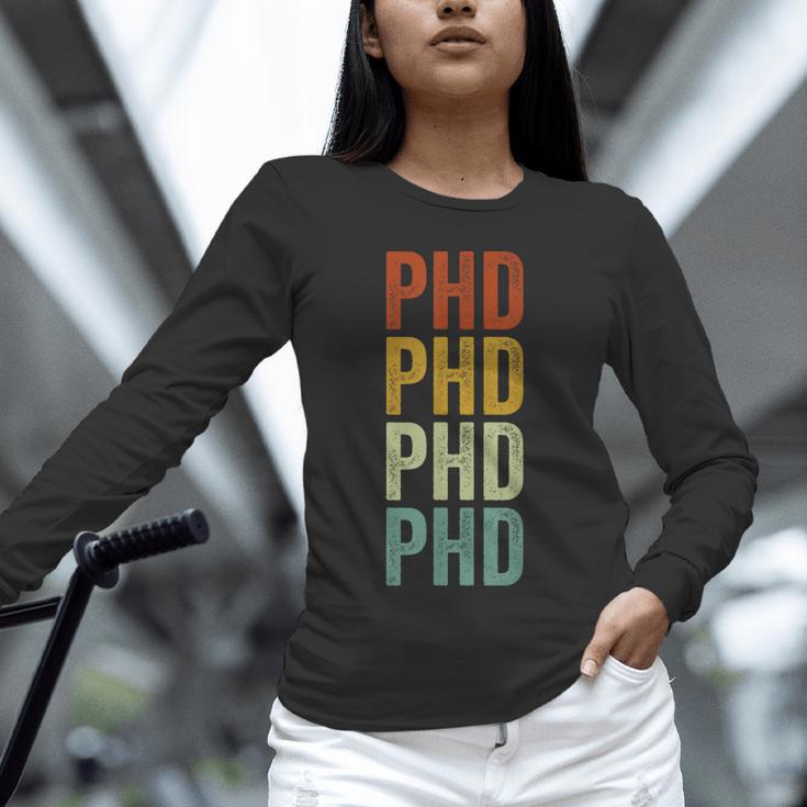 PHD Graduation Doctorate Unisex Long Sleeve T-Shirt
