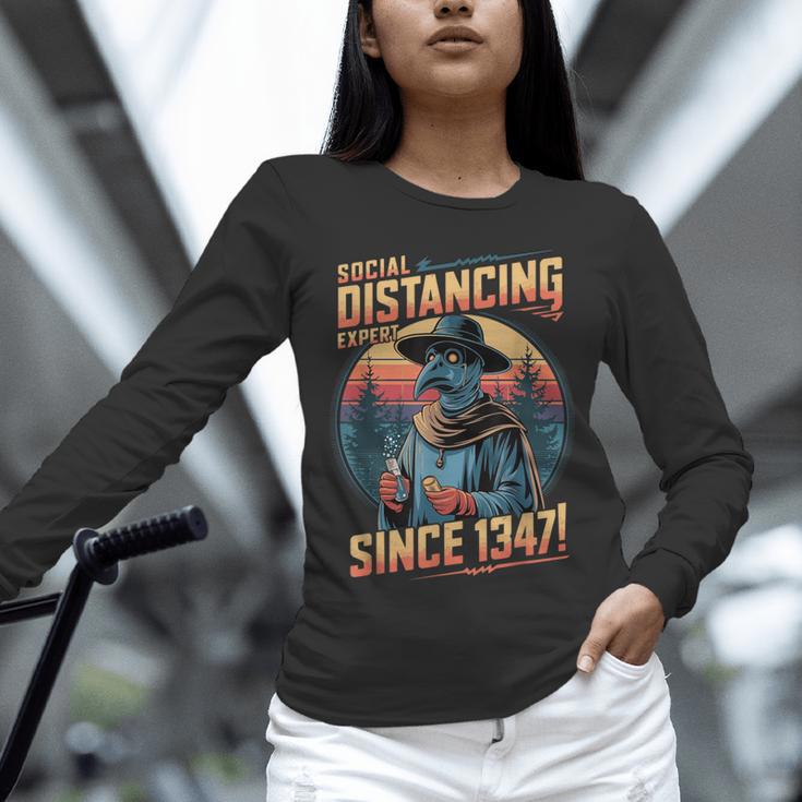 Plague Doctor Introvert Sarcastic Social Distancing Expert Unisex Long Sleeve T-Shirt Plague Doctor Introvert Sarcastic Social Distancing Expert Unisex Long Sleeve T-Shirt