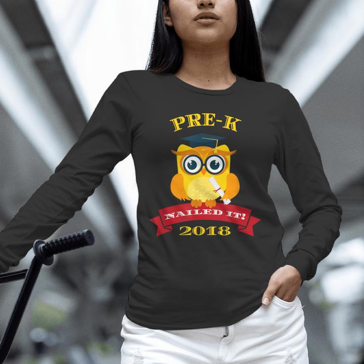 Pre-K Graduation 2018 Cute Owl Unisex Long Sleeve T-Shirt