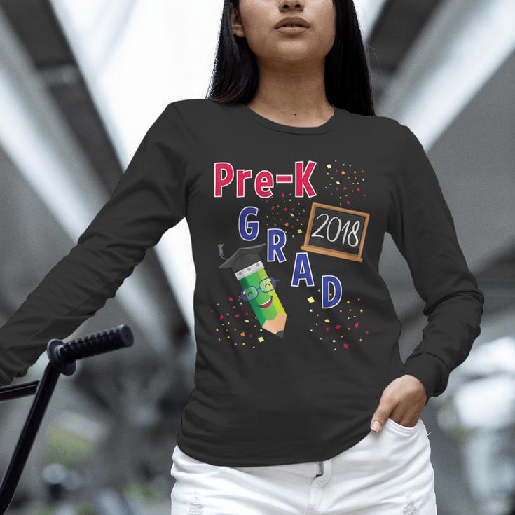 Pre Kindergarten Graduation 2018 Fun Graduate Shirt For Kids Unisex Long Sleeve T-Shirt
