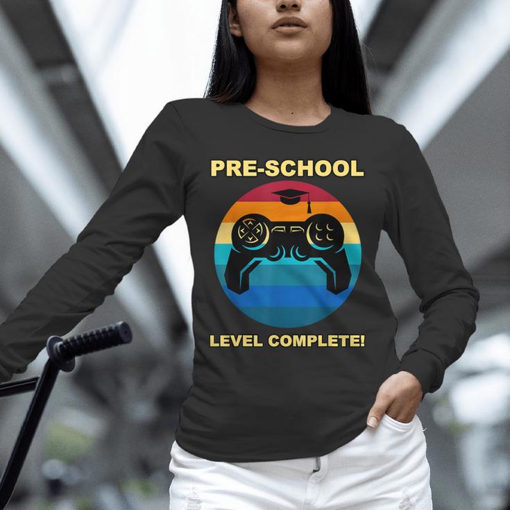 Pre-School Level Complete Graduation Video Gamer PreschoolUnisex Long Sleeve T-Shirt