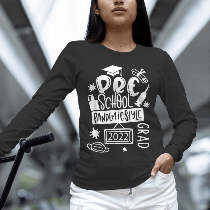 Preschool 2022 Graduate Pandemicstyle Prek3 Prek4 Graduation Unisex Long Sleeve T-Shirt
