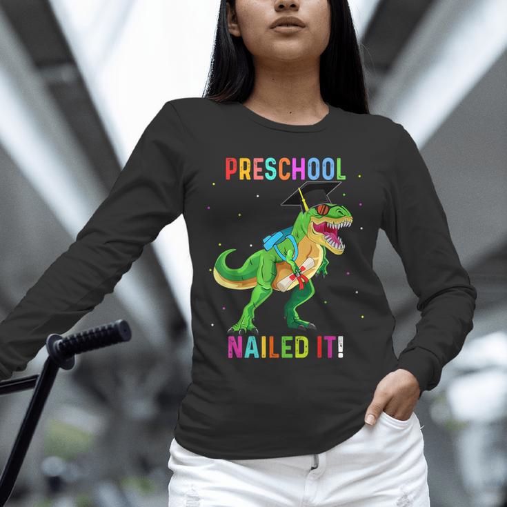 Preschool Graduation Class Of 2022 Graduate Dinosaur Kids Unisex Long Sleeve T-Shirt