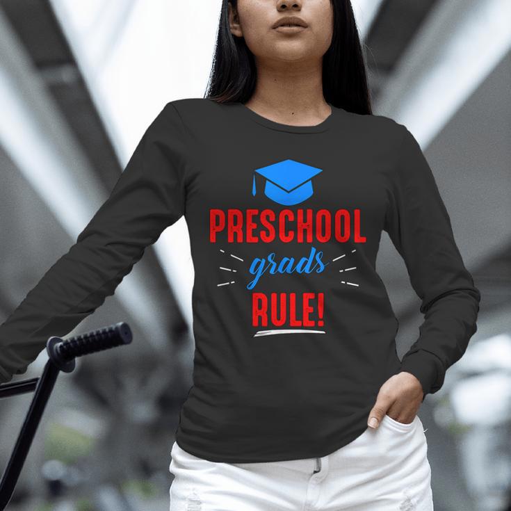 Preschooler Graduation Grad Cap Preschool Grads Rule Unisex Long Sleeve T-Shirt