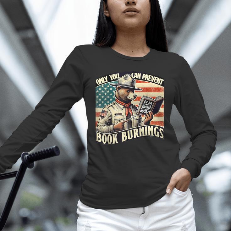 Only You Can Prevent Book Burnings Books Unisex Long Sleeve T-Shirt Only You Can Prevent Book Burnings Books Unisex Long Sleeve T-Shirt