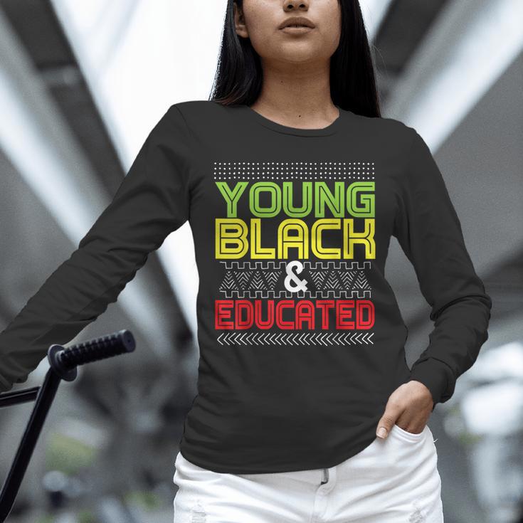 Proud African American Educated Graduation Unisex Long Sleeve T-Shirt