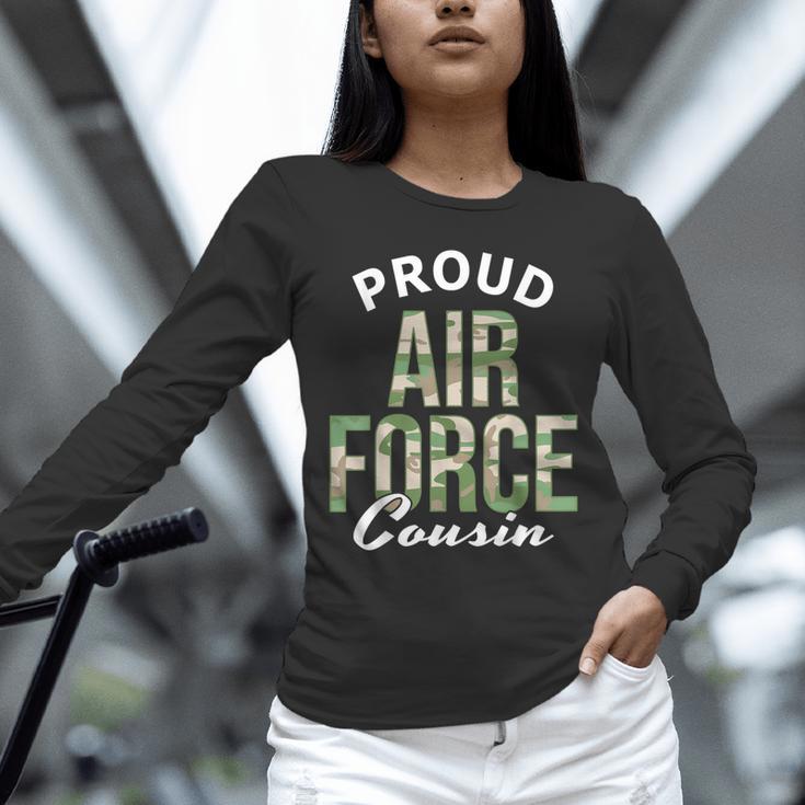Proud Air Force Cousin Deployment Homecoming Graduation Unisex Long Sleeve T-Shirt