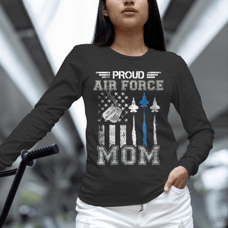 Proud Air Force Mom US Air Force Graduation Mom Unisex Long Sleeve T-Shirt