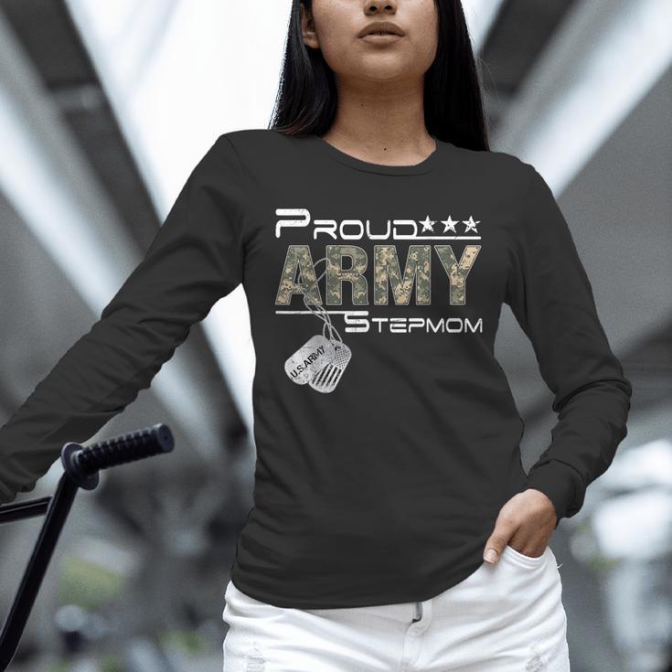 Proud Army Stepmom Army Graduation Stepmom US Army Stepmom Unisex Long Sleeve T-Shirt