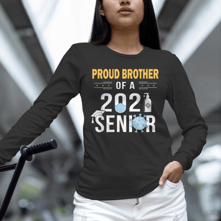 Proud Brother Of a 2021 Senior Shirt Graduation Unisex Long Sleeve T-Shirt