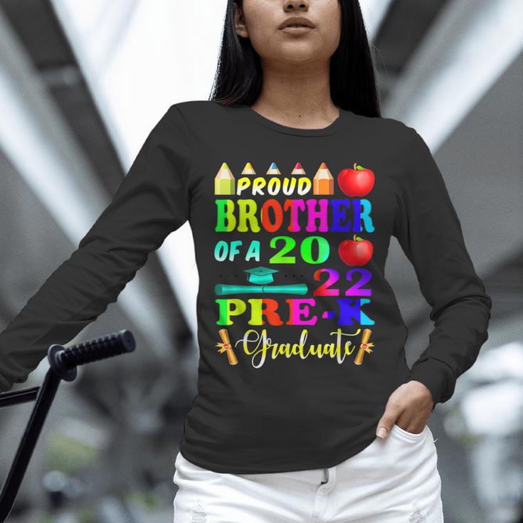 Proud Brother Of 2022 Pre K Graduate Graduation Unisex Long Sleeve T-Shirt