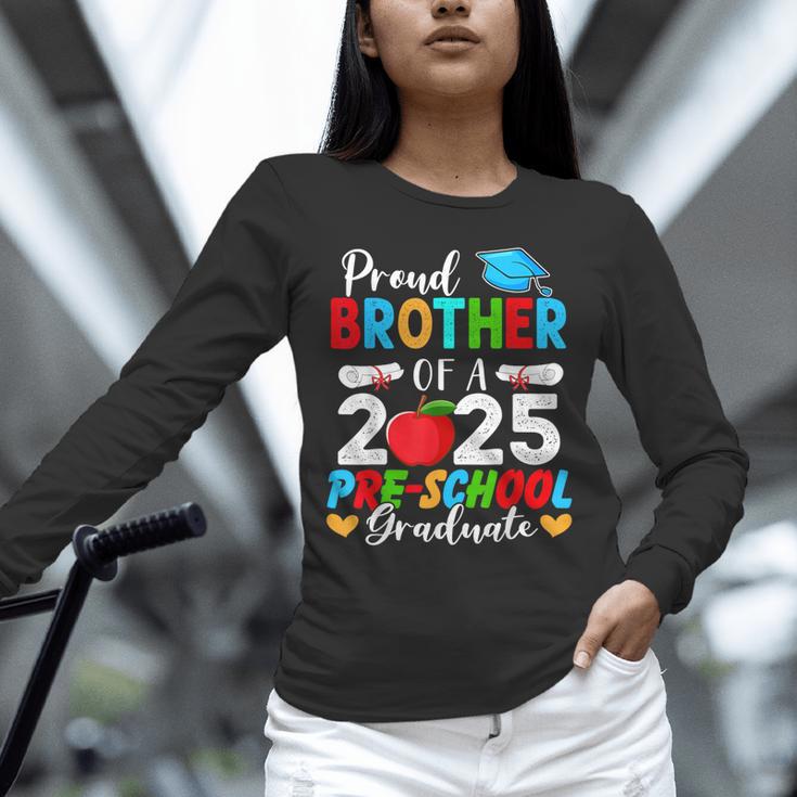 Proud Brother Of a 2025 Preschool Graduate Graduation Unisex Long Sleeve T-Shirt