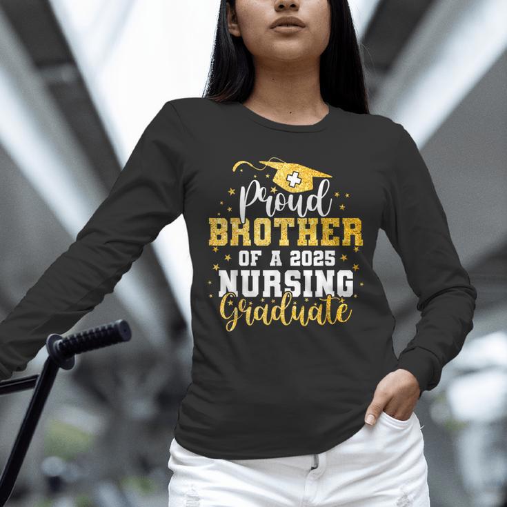 Proud Brother Class Of 2025 Nursing Graduate Graduation Unisex Long Sleeve T-Shirt