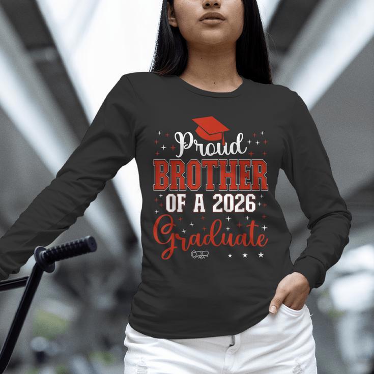 Proud Brother Of a Class Of 2026 Graduate For Graduation Unisex Long Sleeve T-Shirt