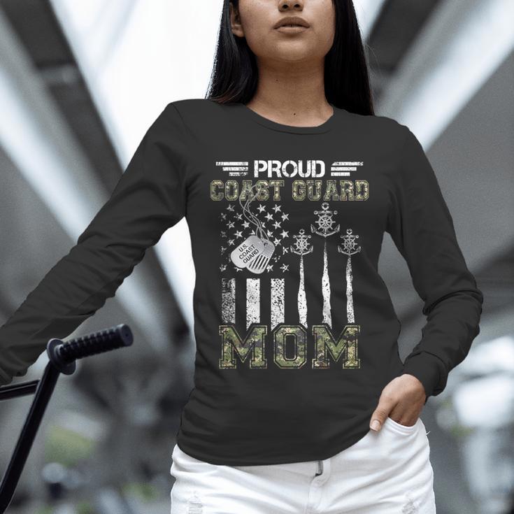 Proud Coast Guard Mom US Coast Guard Graduation Mom Unisex Long Sleeve T-Shirt