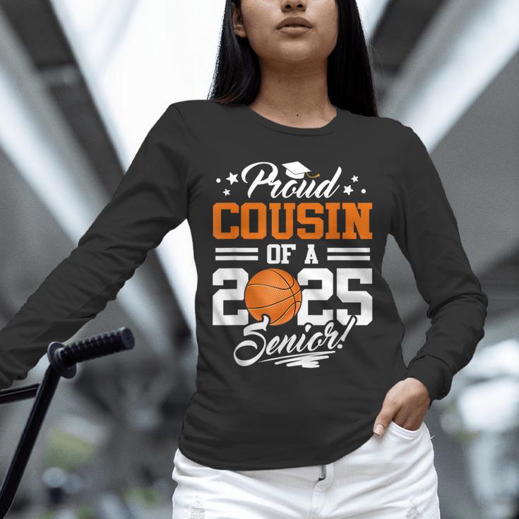 Proud Cousin Of A 2025 Senior Basketball Graduation Unisex Long Sleeve T-Shirt