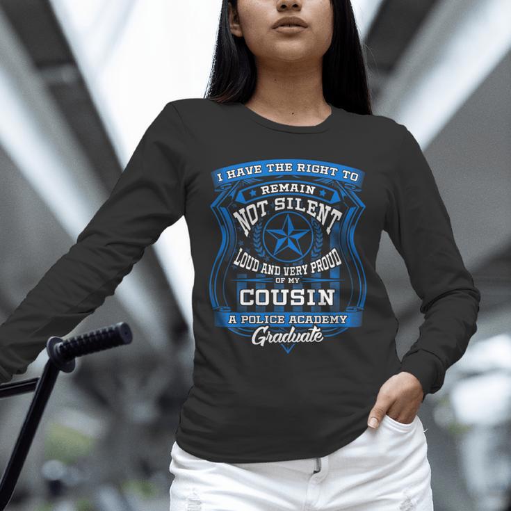 Proud Of Cousin Police Academy Graduation Shirt Unisex Long Sleeve T-Shirt