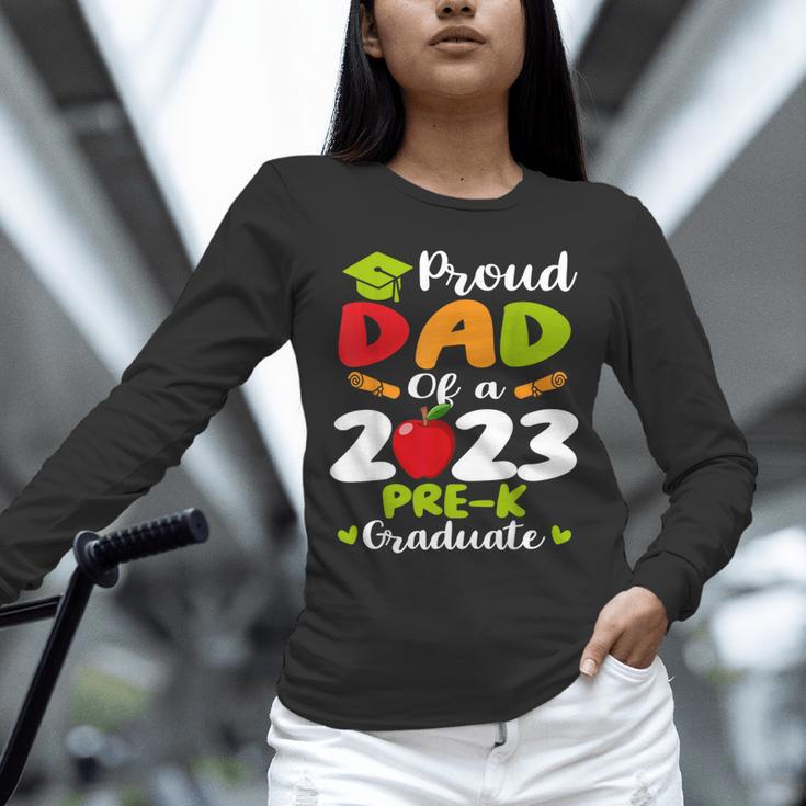 Proud Dad Of 2023 Pre K Graduate Graduation Unisex Long Sleeve T-Shirt