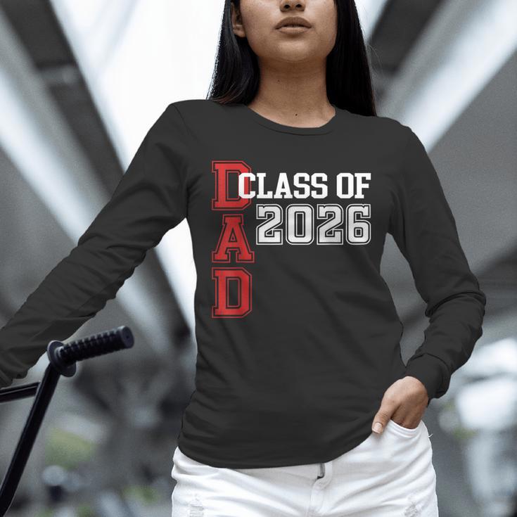 Proud Dad Of A 2026 Graduate Grad Senior Father Graduation Unisex Long Sleeve T-Shirt