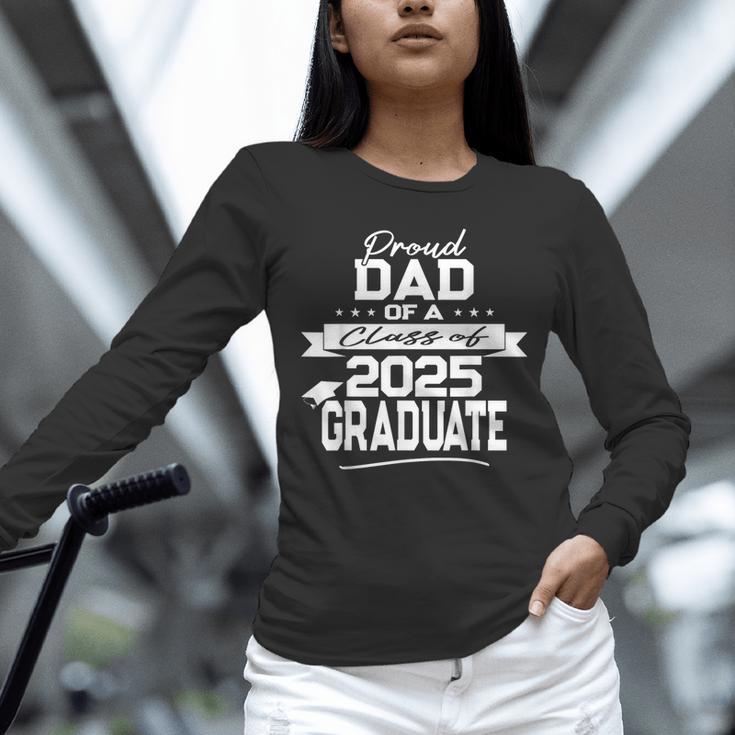 Proud Dad Class Of 2025 Graduate Graduation Ceremony Unisex Long Sleeve T-Shirt