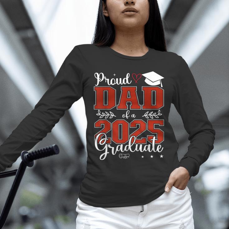 Proud Dad Of a Class Of 2025 Graduate For Graduation Unisex Long Sleeve T-Shirt