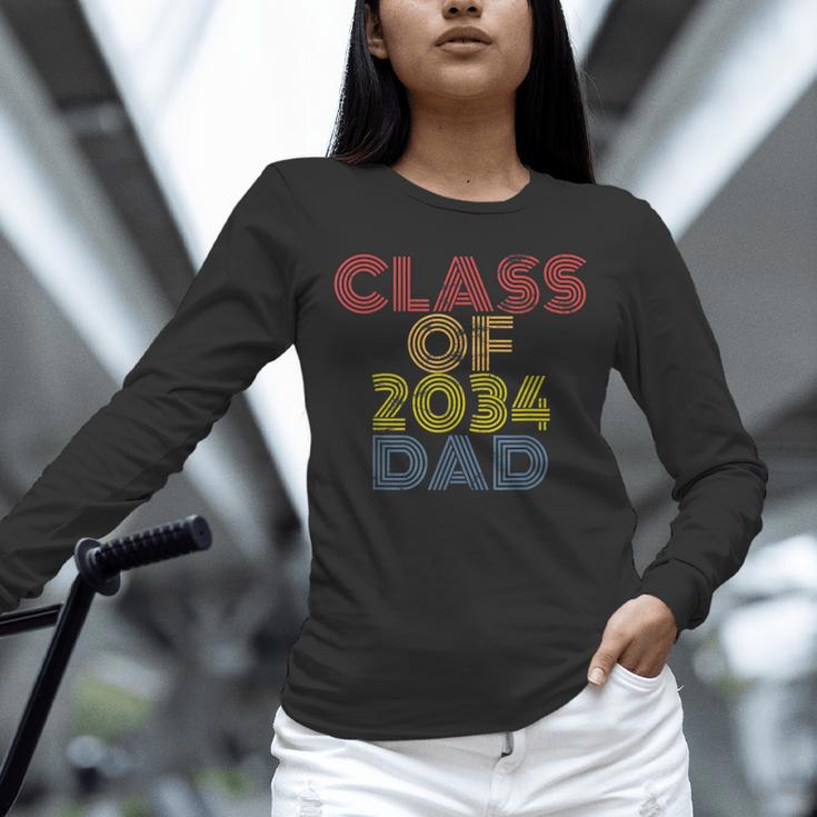 Proud Dad Of A Class Of 2034 Graduate Senior Graduation Unisex Long Sleeve T-Shirt