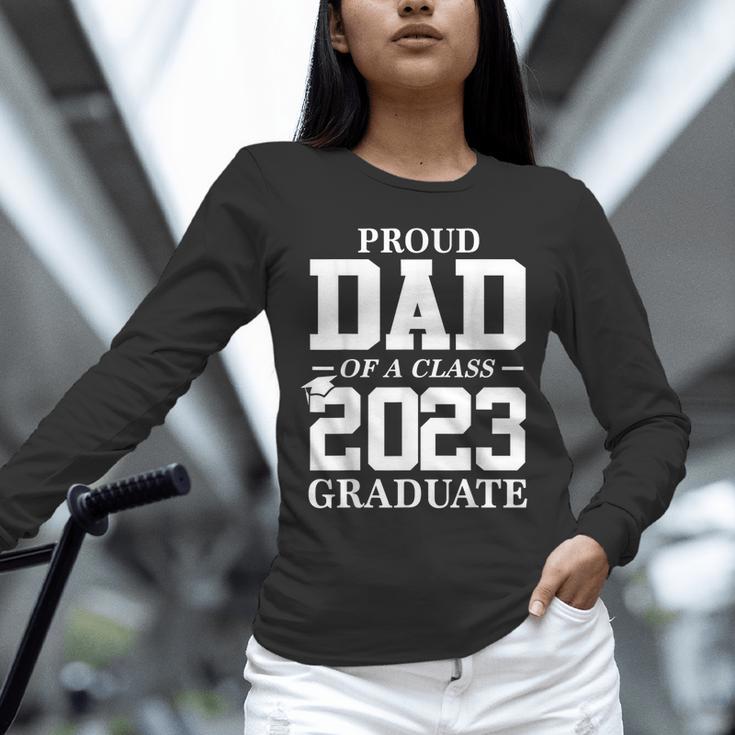 Proud Dad Graduation Senior 23 Grad Class Of 2023 Unisex Long Sleeve T-Shirt