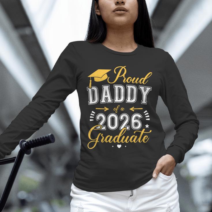 Proud Daddy Of a Class Of 2026 Graduate For Graduation Unisex Long Sleeve T-Shirt
