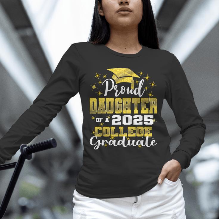 Proud Daughter Of 2025 College Graduate Family 24 Graduation Unisex Long Sleeve T-Shirt