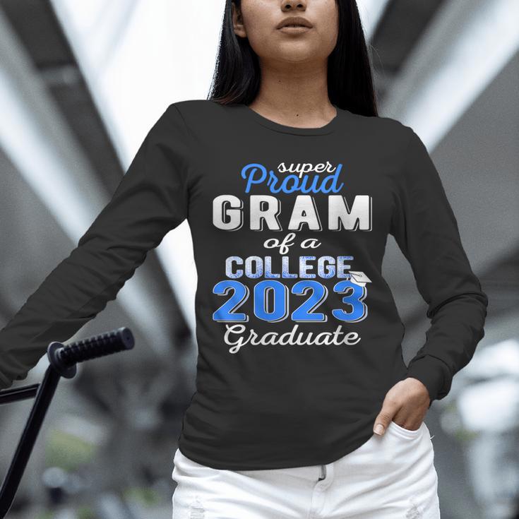 Proud Gram Of 2023 College Graduate Family 23 Graduation Unisex Long Sleeve T-Shirt