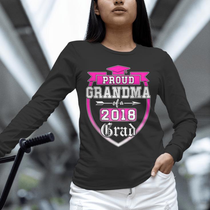 Proud Grandma Of a 2018 Grad Graduation Family Unisex Long Sleeve T-Shirt