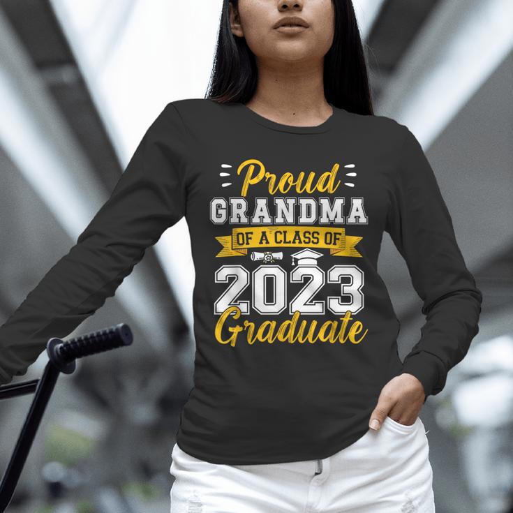Proud Grandma Of a Class Of 2023 Graduate Senior Graduation Unisex Long Sleeve T-Shirt