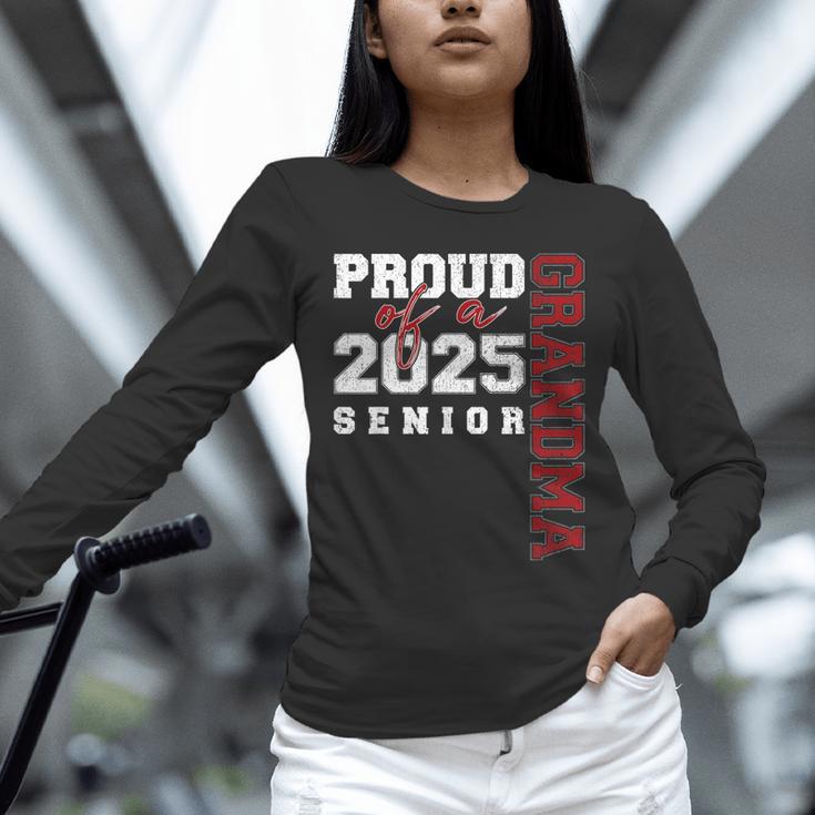 Proud Grandma Of A Class Of 2025 Senior Graduation 25 Unisex Long Sleeve T-Shirt