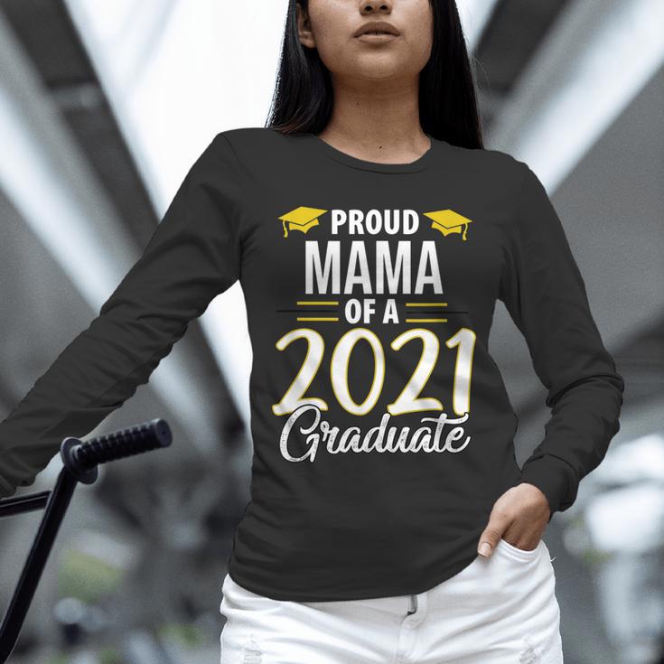 Proud Mama Of A 2021 Graduate Graduation Clothes MBA PhD Unisex Long Sleeve T-Shirt