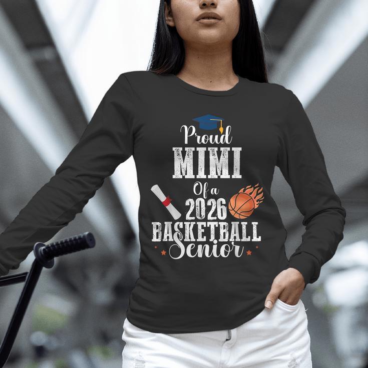 Proud MIMI Of 2026 Basketball Senior Class Graduation Unisex Long Sleeve T-Shirt