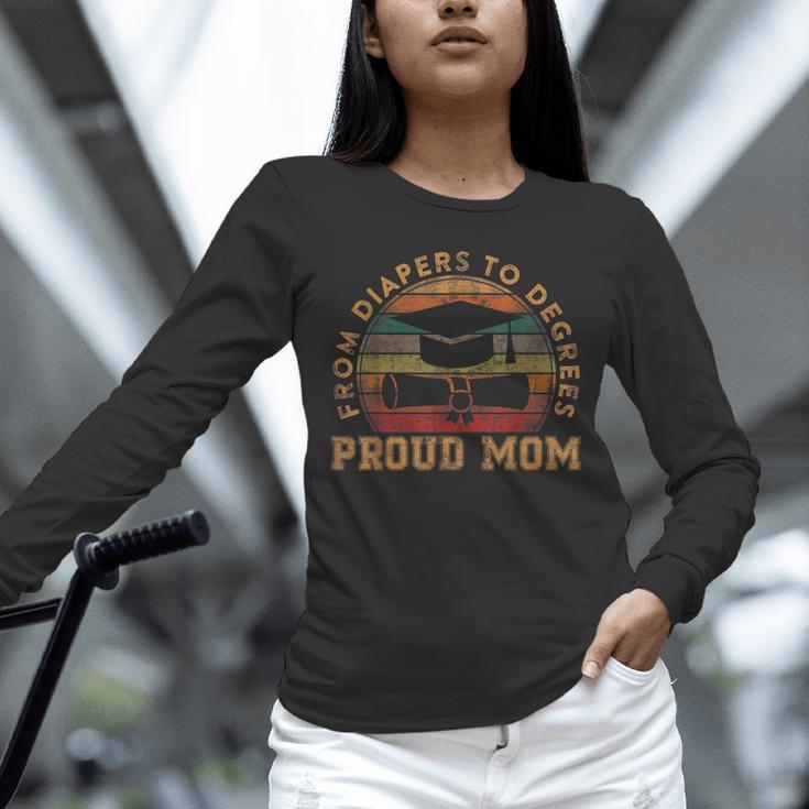Proud Mom Of a 2023 Graduate Mother Senior Graduation Unisex Long Sleeve T-Shirt