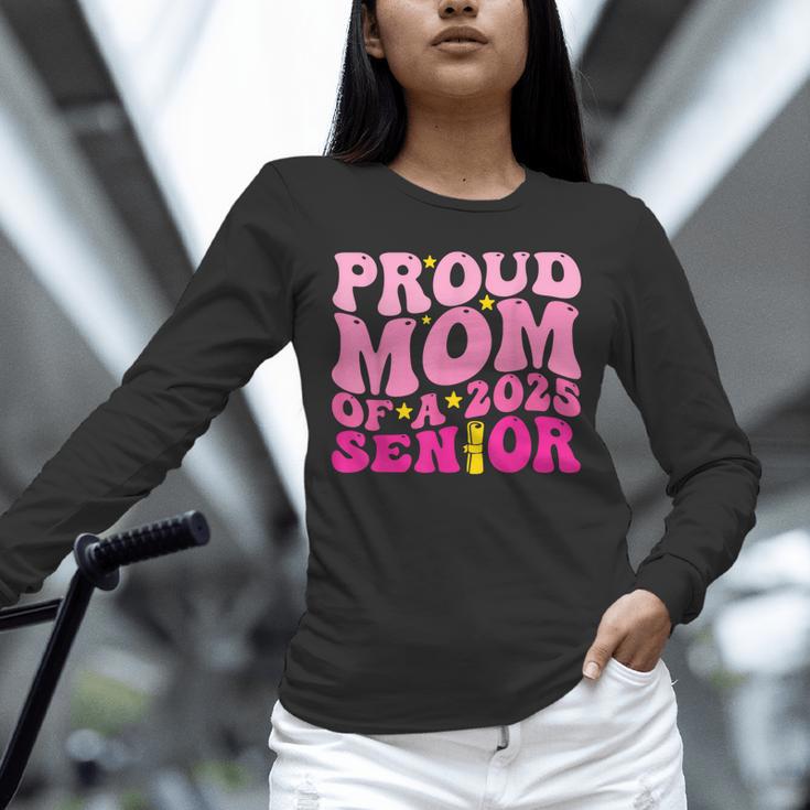 Proud Mom Of a 2025 Graduate Class Senior Graduation Mother Unisex Long Sleeve T-Shirt