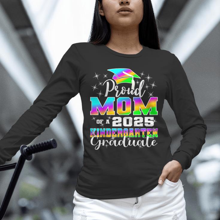 Proud Mom Of Kindergarten Graduate 2025 Graduation Mom Unisex Long Sleeve T-Shirt