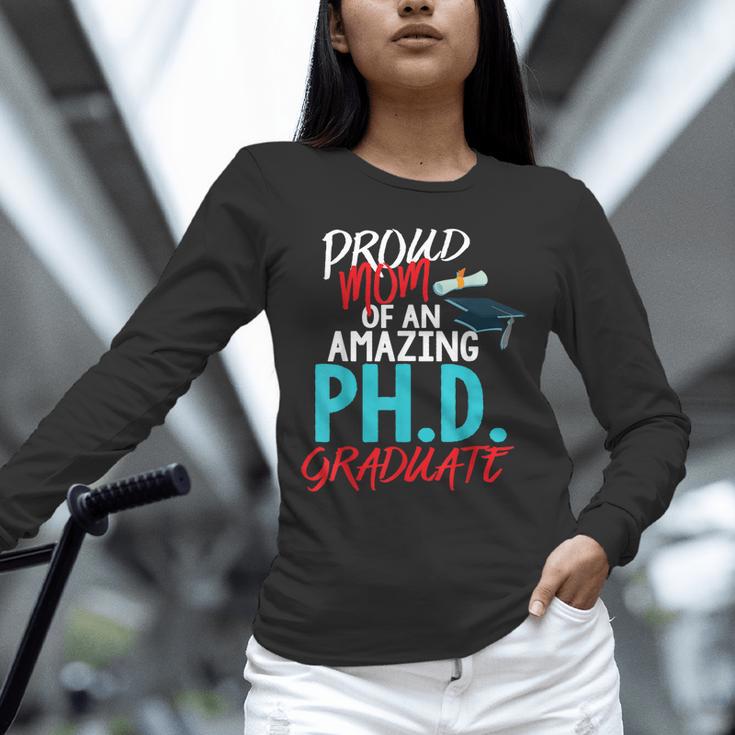 Proud Mom PhD Doctoral Graduation Doctorate Degree Unisex Long Sleeve T-Shirt