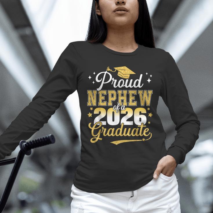 Proud Nephew Of a Class Of 2026 Graduate Senior Graduation Unisex Long Sleeve T-Shirt