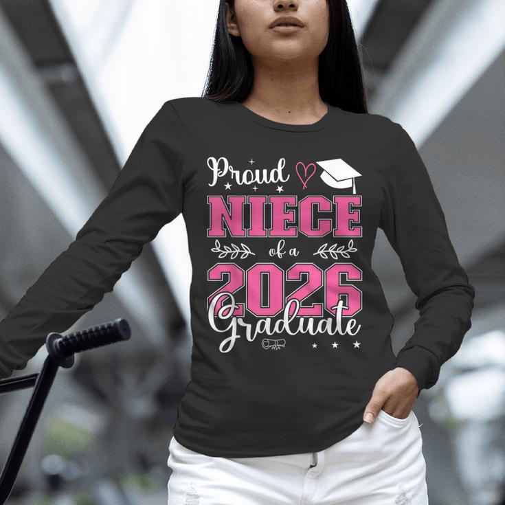 Proud Niece Of a Class Of 2026 Graduate For Graduation Unisex Long Sleeve T-Shirt