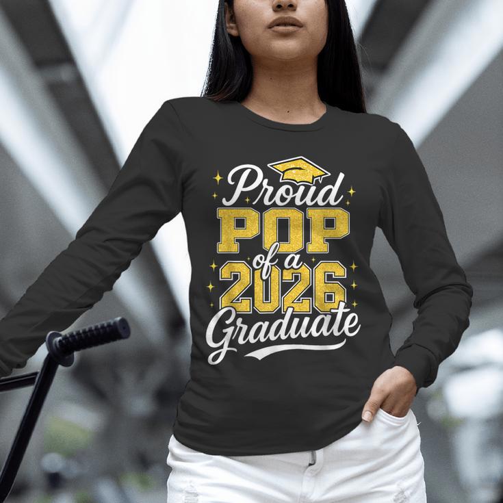 Proud Pop Of A 2026 Graduate Class Of 2026 Graduation Unisex Long Sleeve T-Shirt