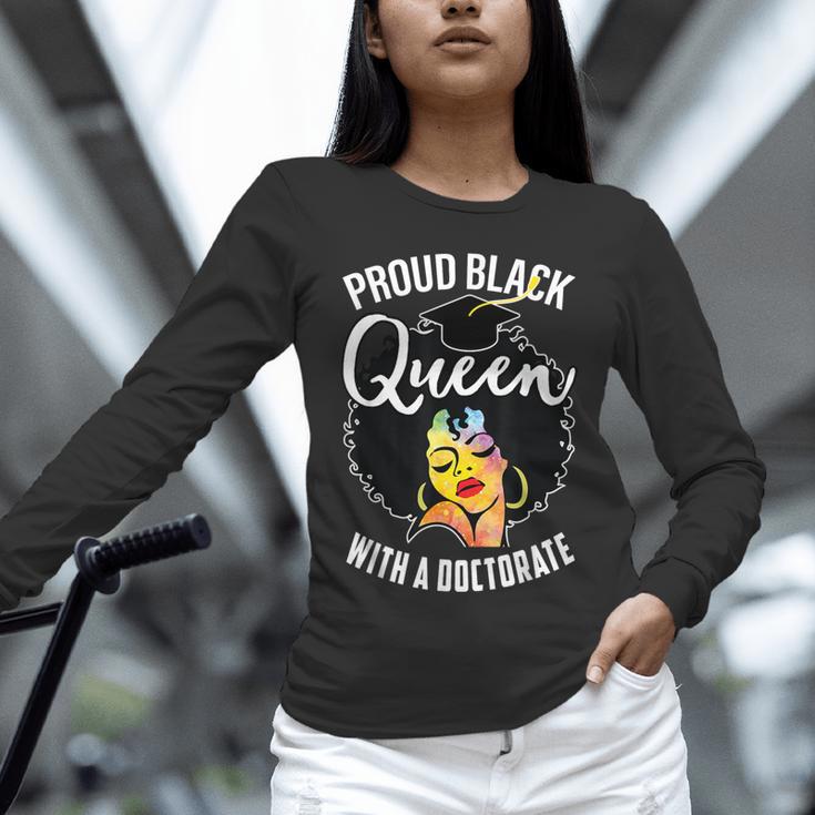 Proud Queen PhD Doctorate Degree Graduation Woman Girl Unisex Long Sleeve T-Shirt
