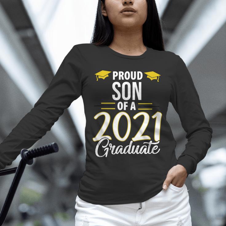 Proud Son Of A 2021 Graduate Graduation Clothes MBA PhD Unisex Long Sleeve T-Shirt