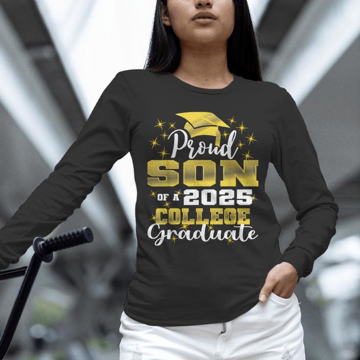 Proud Son Of 2025 College Graduate Family 24 Graduation Unisex Long Sleeve T-Shirt