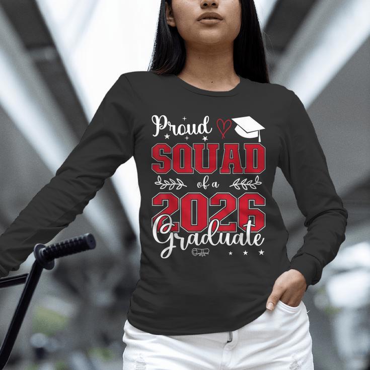 Proud Squad Of a Class Of 2026 Graduate For Graduation Unisex Long Sleeve T-Shirt